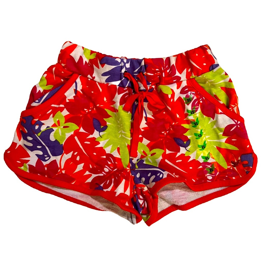 Selena Gomez Dream Out Loud Tropical Floral Print Shorts Juniors/Girls XS